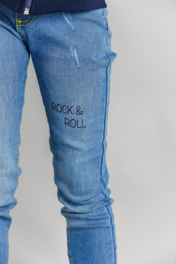 Jean infantil rock and roll