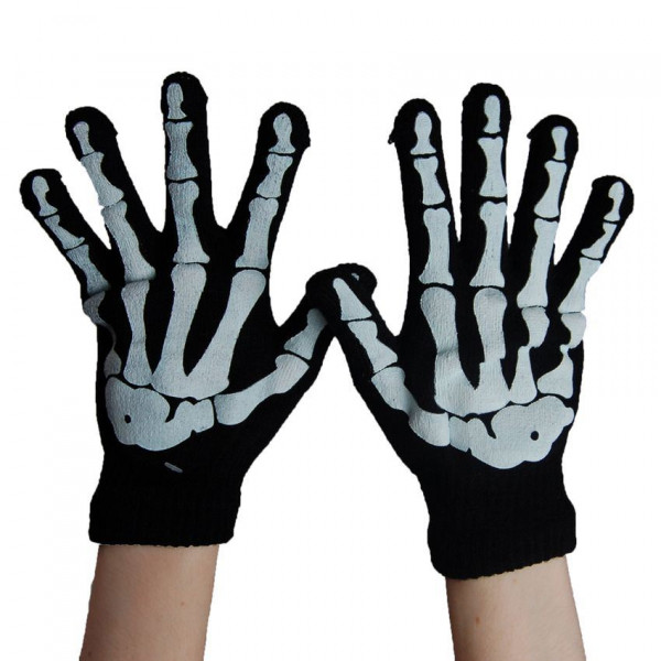 guantes adulto esqueleto