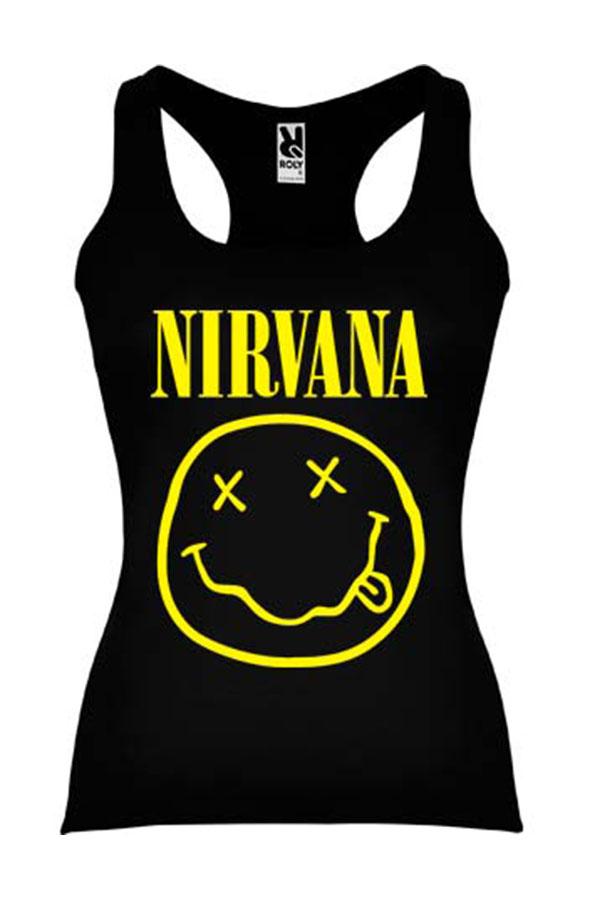 Camiseta tirantes mujer Nirvana