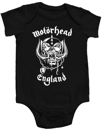 body bebé manga corta Motorhead England