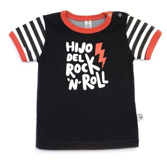 Camiseta niño hijo del rock