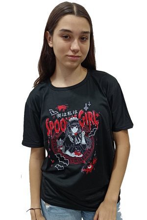 Camiseta mujer emo Spooky Girl