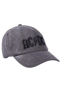 Gorra AC/DC en color gris piedra
