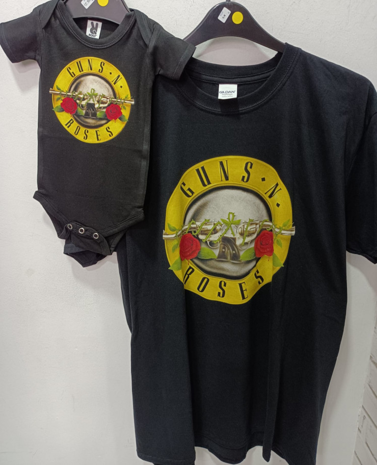Pack camiseta y body Guns n Roses.