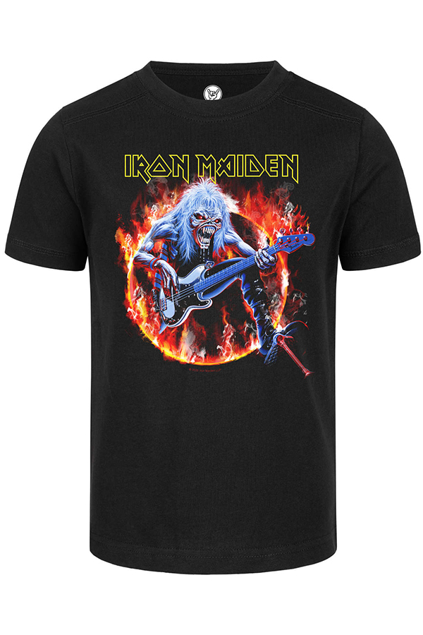 Camiseta niño Iron Maiden Flame