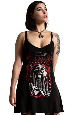 Vestido mujer lencero gótico de Killstar