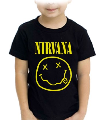 Camiseta infantil Nirvana