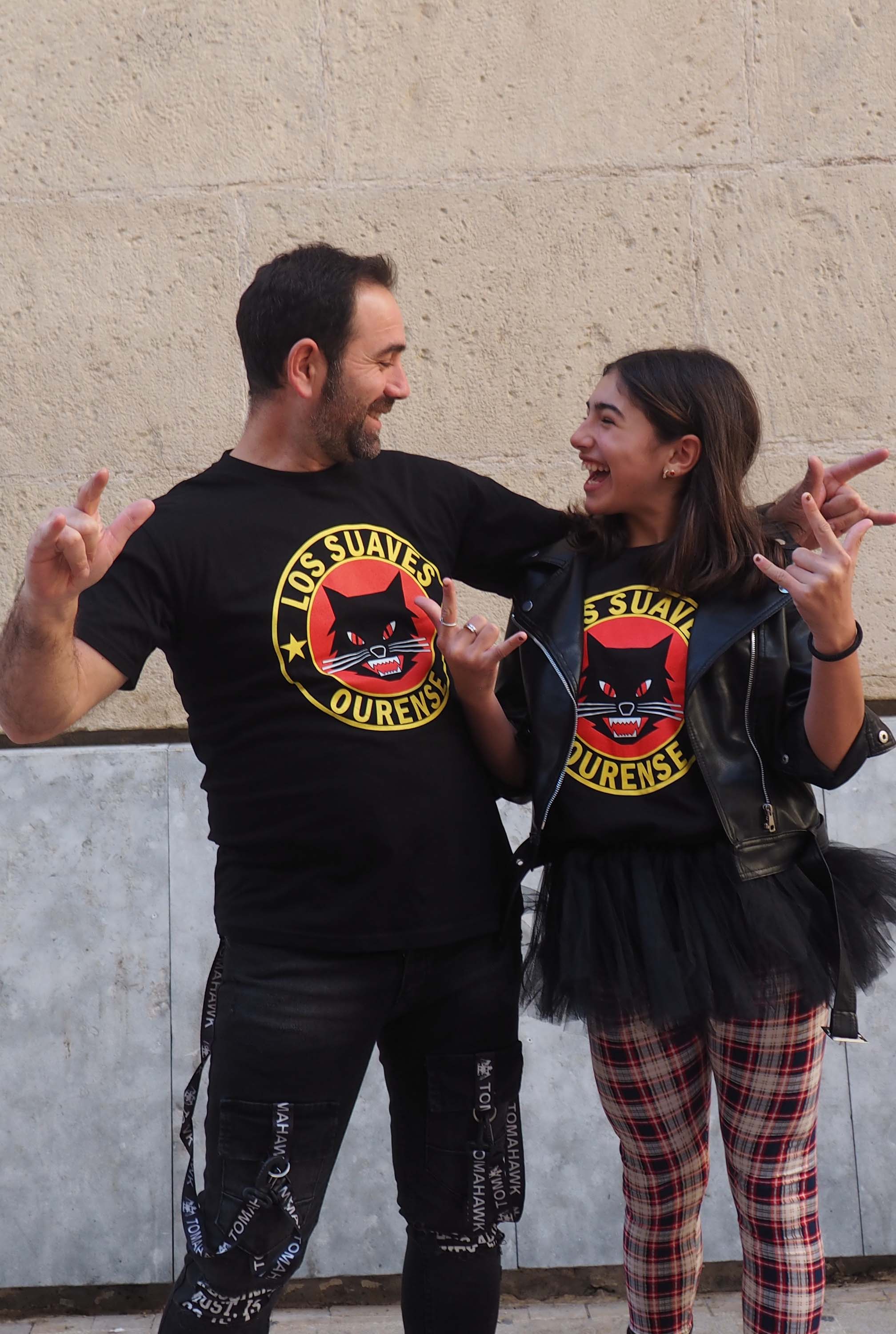 Pack camisetas papa e hijo Los Suaves Ourense