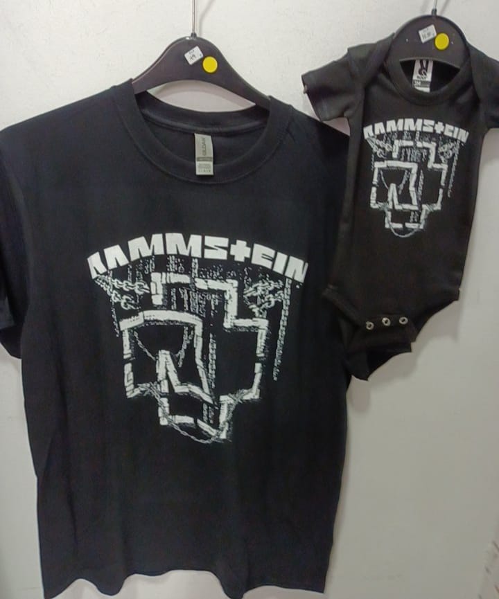 Dia del padre camisetas iguales Rammstein