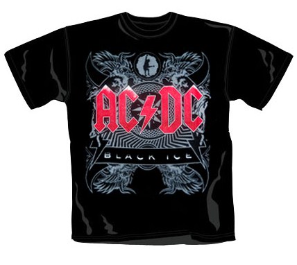 Camiseta hombre AC/DC Black Ice