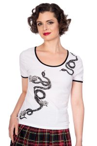 Camiseta mujer snake Banned Apparel