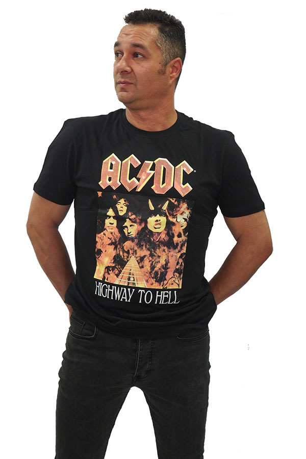 Camiseta hombre AC/DC Highway to Hell