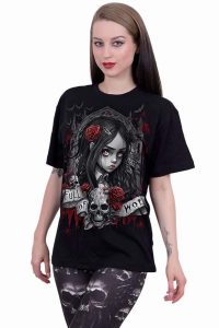 Camiseta gótica mujer de Spiral Direct