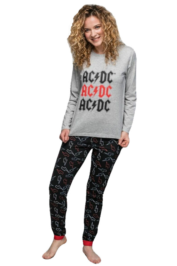 Pijama invierno mujer AC/DC