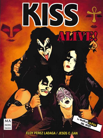 Kiss A live novela gráfico del rock