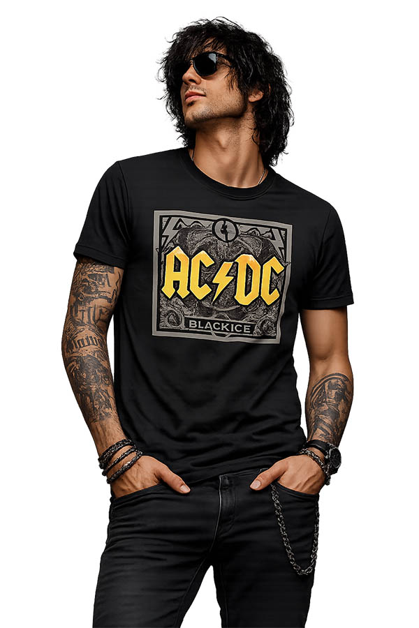 Camiseta AC/DC Black Ice