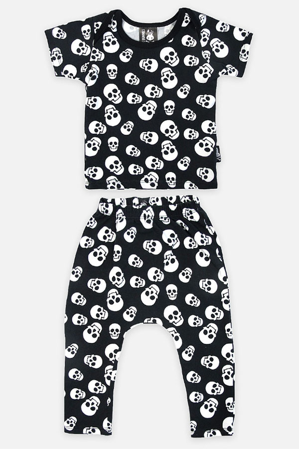 pijama calavera bebé
