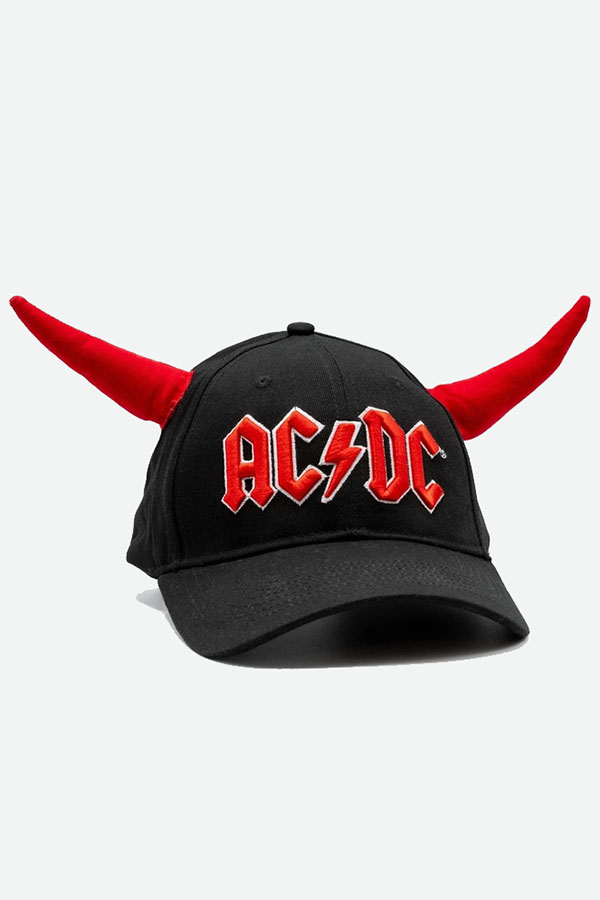 Gorra AC/DC con cuernos