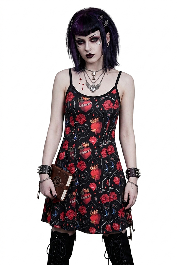 Vestido sacred heart de Liquor brand