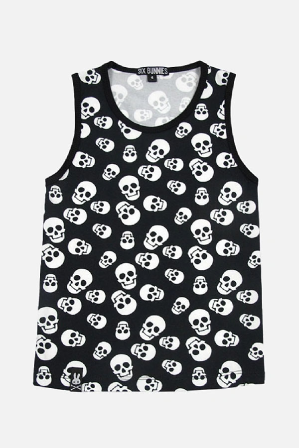 camiseta niño tirantes calaveras