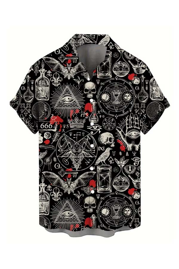 Camisa look gótico